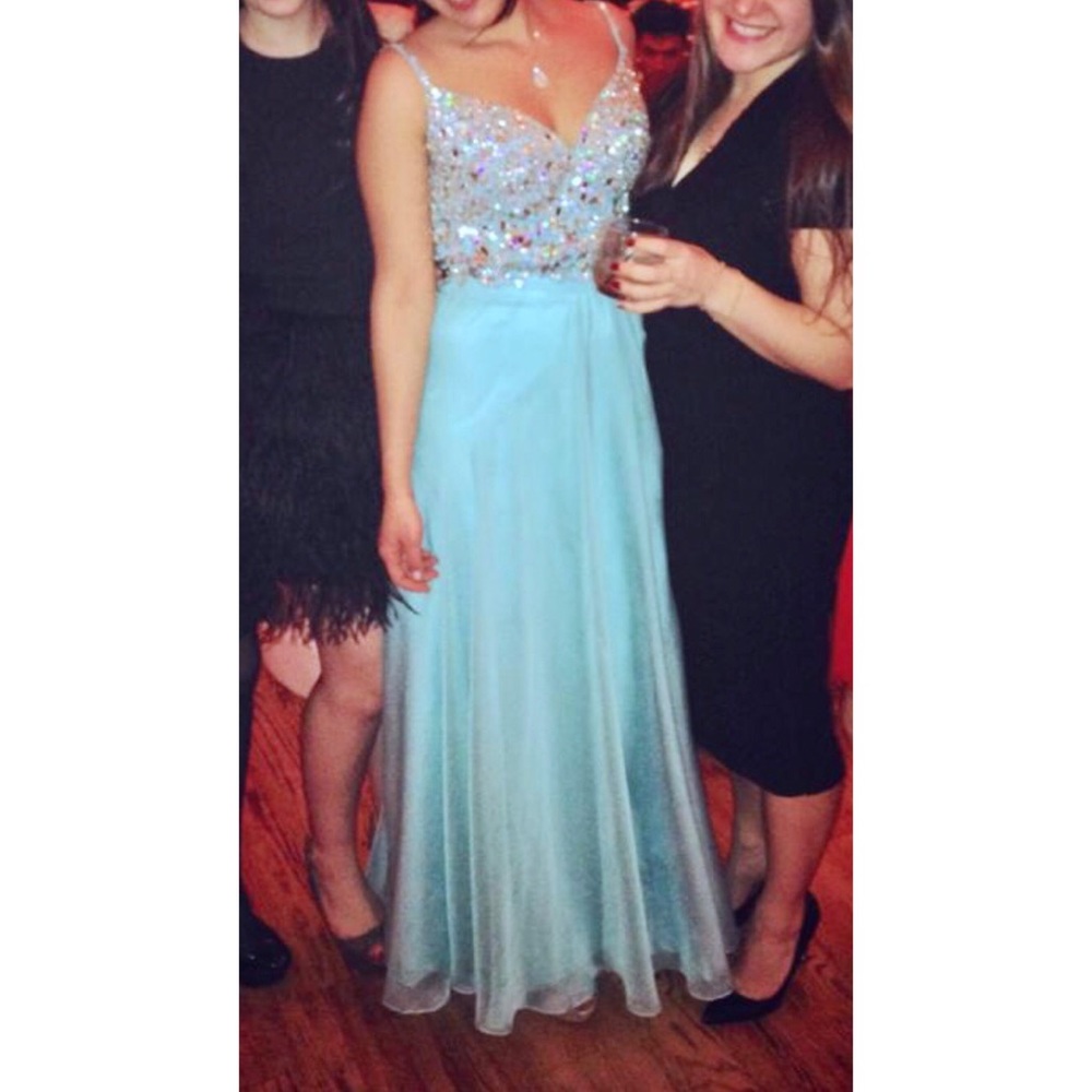 Baby Blue Prom Gown